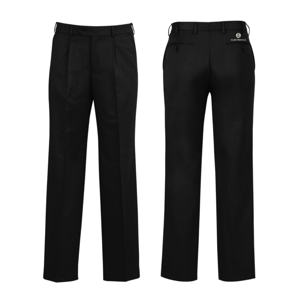 Picture of Men's Black Pleat Front Pant