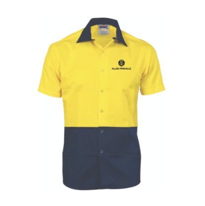 Picture of HiVis Short Sleeve Food Industry Cool-Breeze Cotton Shirt