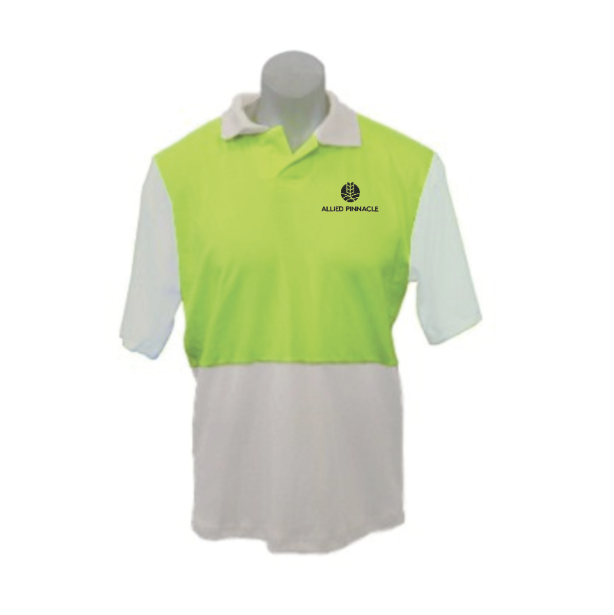 Picture of Men's Short Sleeve Warehouse Polo Yellow/White (DKF)