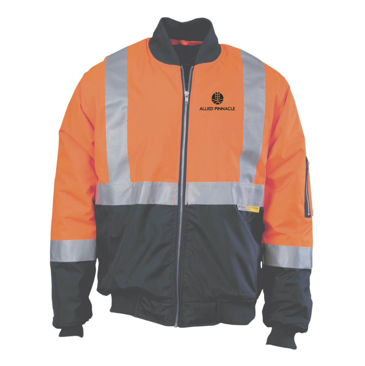 Picture of Hi-Vis Two Tone Flying Jacket - Orange/Navy